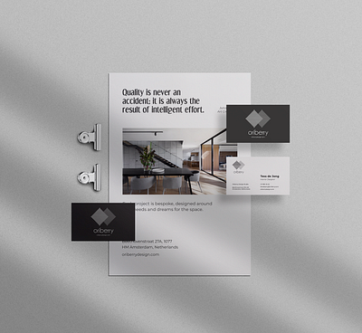 Branding branding business card design graphic design interior design logo magazine mokeup