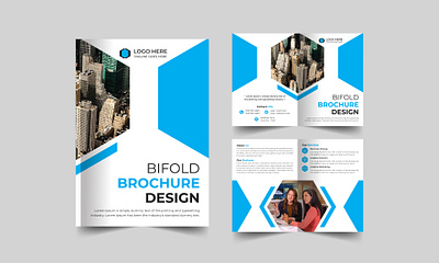 Creative Modern Business Bifold Brochure Design bifold brochure bifold brochure design brand identity branding brochure design business brochure business post company profile corporate corporate brochure creative creative brochure design graphic design marketing brochure marketing design modern modern brochure professional