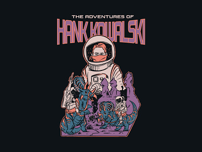 "Hank Kowalski" illustration adventure adventure illustration adventure logo branding graphic designer illustration illustration art illustration artist logo designer logo ideas logo maker logo type logos outdoor outdoor design outdoors thshirt design tshirt tshirt designer tshirt printing