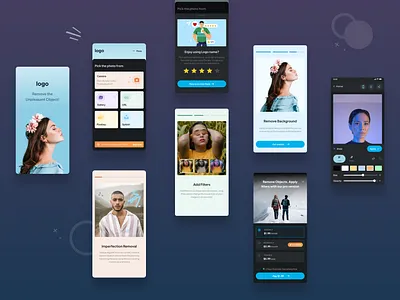 App design - Image & video editor branding design dribbble reels shorts trending ui uidesignpatterns uitrends
