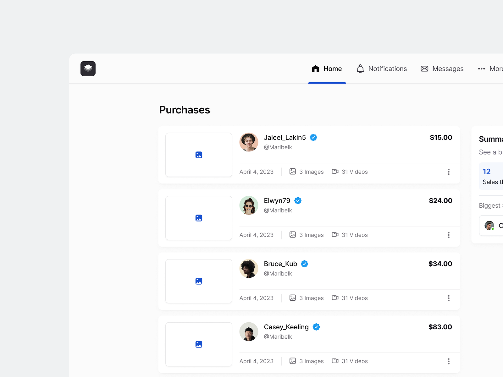 Stratis UI - Customer list by Monty Hayton on Dribbble