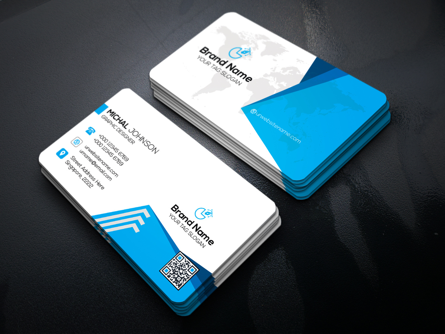 Corporate Business card by Fellowship It on Dribbble