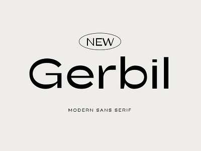 New Gerbil Modern Sans cosmetic