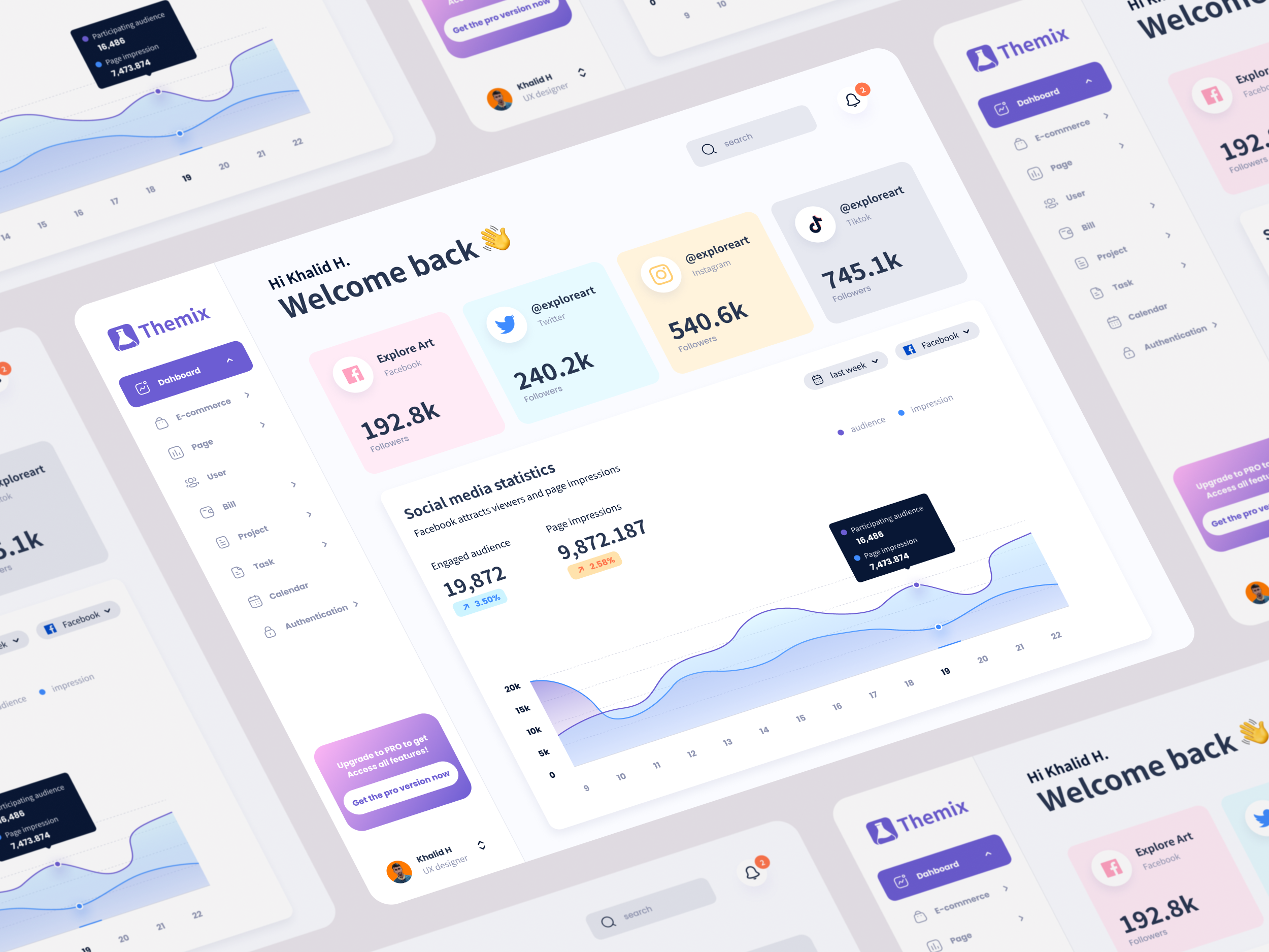 Social Media Manager Web App admin admin panel admin panel design color color full colorful dashboard dashboard design figma media platform social social maager social media social media management social media manager social platform ui web app web application