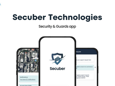 Secuber Technologies - Security & Guards App app guardsapp panic security securityapp securityguard technology tracker tracking ui