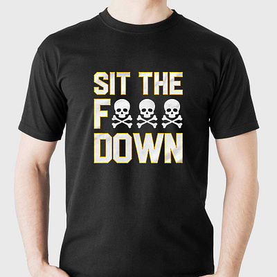 Official Pittsburgh Steelers Sit The F Down T-shirt