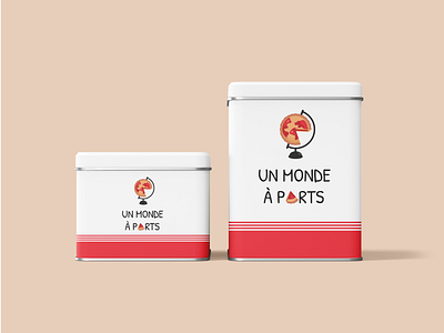 Un Monde à Parts : Branding branding design graphic design logo vector