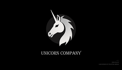 Unicorn Company - Logo design logo vector