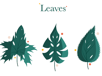 Leaves Illustration series decorative design earthy colours green illustration illustration illustration series illustrator leaf leaf illustration leaves leaves illustration nature