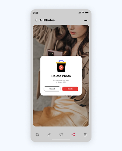 Pop up screen|Daily ui challenge#16 daily ui challenge delete file pop up