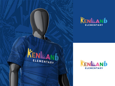 Kenland Elementary Branding branding design education elementary graphic design illustration india logo school study typography vector