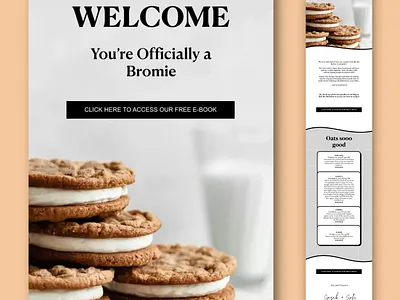 Broma Welcome Email graphic design typography
