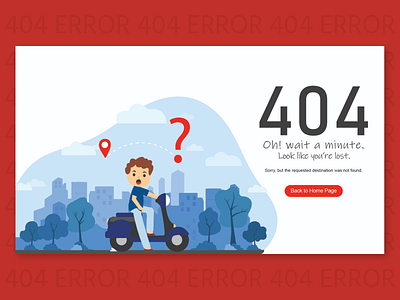 008: 404 Error Page 404errorpagedesign design illustration ui ux websitedesign