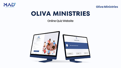 Oliva Ministries - Online Quiz Website bible figma ministry online quiz prototype quiz quizapp quizwebsite webdesign webporta website