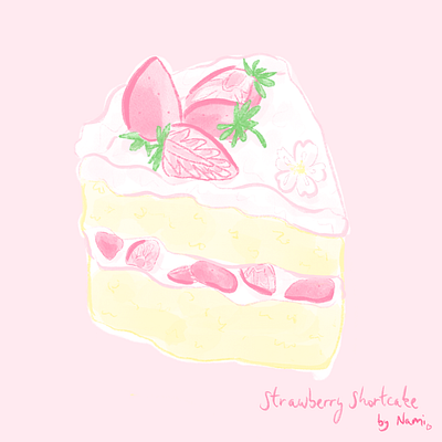 Illustrated Desserts: Cute Edition cake colourful cute design desserts digital illustration food art food illustration illustration procreate