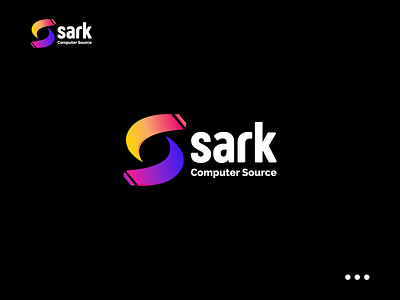 Sark Computer Source Logo Design bestlogo branding brandmark creative creativelogo design graphic design illustration logo logoconcept logomark minimalistlogo tech nologylogo typography ui ux vector