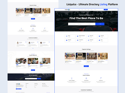 Listplace - Business Directory Listing Website store locator