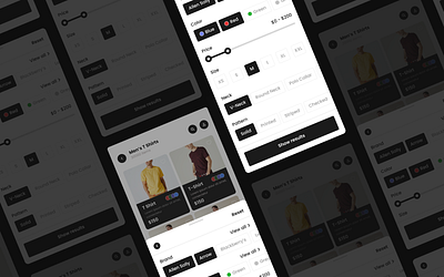 Daily UI Challenge - Filters daily challenge daily ui design figma ui ui design uiux uiux design