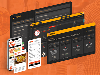 BeerBoard - UX Refinements dashboard design enterprise food graphic design layout platform ui ux