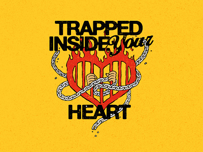 TRAPPED - ARTWORK FOR SALE apparel band merchandise brand illustration logo merchandise music merchandise procreate streetwear tshirt tshirt design typography