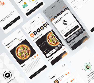 Online Digital Menu appdesign coffeshop design digital menu figma illustration mahdiyehramezani menu online digital menu online menu order ordering app pizza resturant uidesign uiux uxdesign