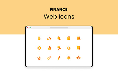 Finance Icons animation branding finance graphic design icons illustration minimalist mobile app ui