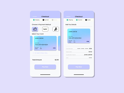 Credit card checkout-DAY 2 dailyUI animation credit card checkout dailyui design typography ui ux