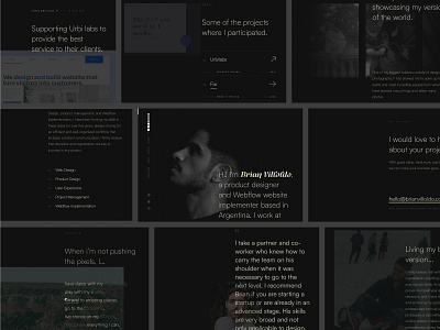 Brianvilloldo agency black branding design freelance freelancer header me minimalism pages portfolio ui ux white