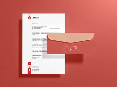 Modern letterhead stationery design a4 brand branding business corporate design graphic design identity knot letterhead logo luxury mark materials minimal print stationary typographic typography vector