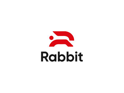 Rabbit branding company concept creative design graphic design l logo logo design