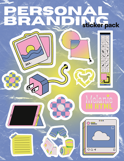 Personal Branding - Sticker Pack Pt.2 app branding design graphic design illustration logo
