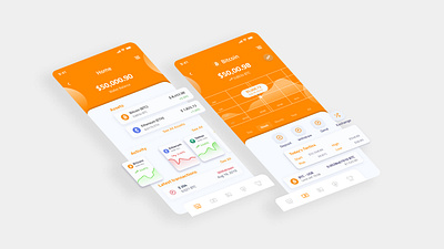 Crypto Investing Mobile App branding figma mobile app ui ui design ux ux design