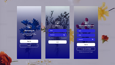 Botanica design ui design