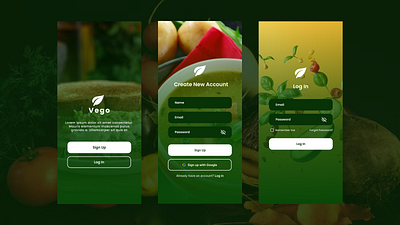 Vego UI design minimal ui design