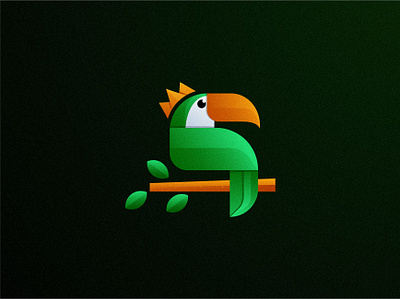 Toucan branding graphic design illustration logo modern nature parrot simple toucan ui