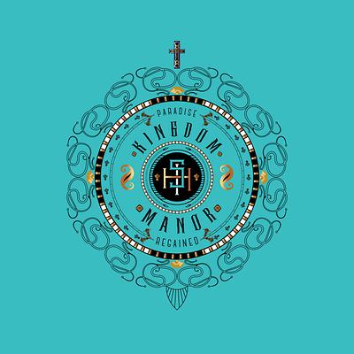 KINGDOM MANOR christian easter graphic design illustration religion