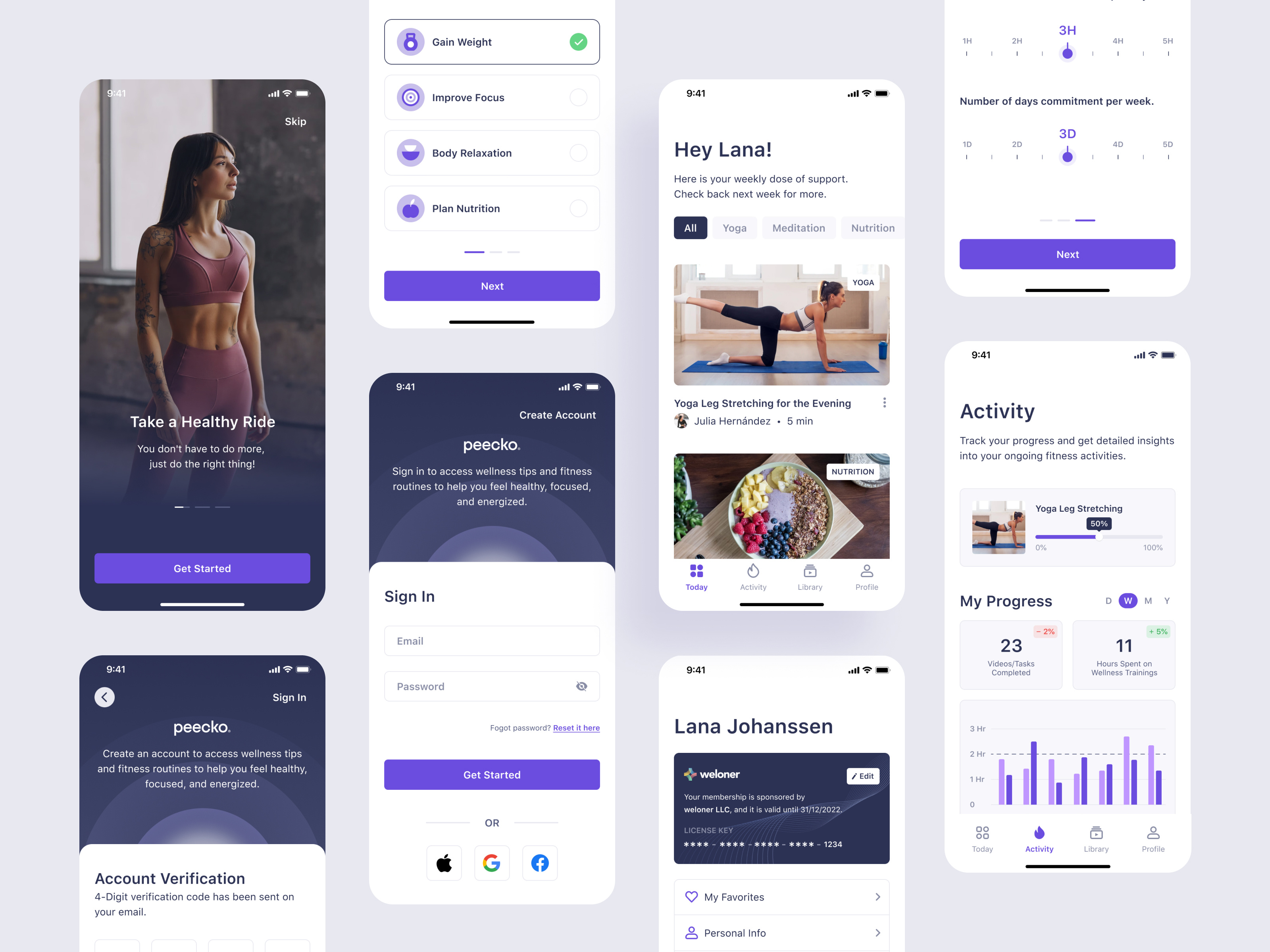 Example of Mobile App UI/UX Design