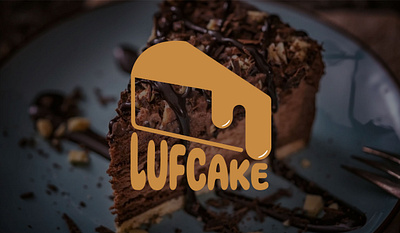 Luf Cake - Logo Design branding graphic design illustration logo