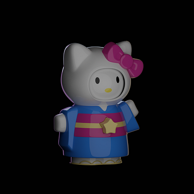 Hello Kitty! 3d animation blender graphic design