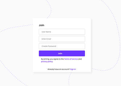 Create Account Screen app branding clean desktop minimal minimalism onboarding saas app sign up simple ui ux web