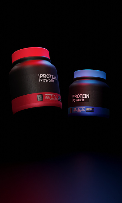Protein Powder Test 3d blender product protein supplement test