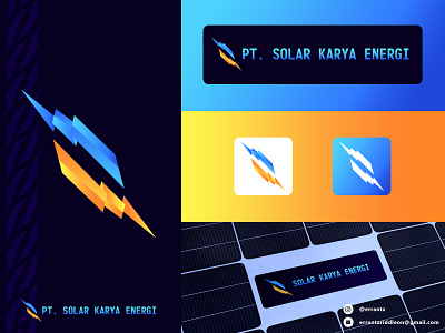 Solar Energy - Company Logo Design brandidentity branding graphic design indonesia logo logobranding logocompany logodesign