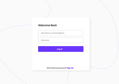 Sign In Modal admin panel clean desktop login sign in ui ux welcome back screen