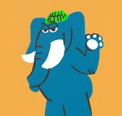 Elephant animal elephant illustration kidsillustration