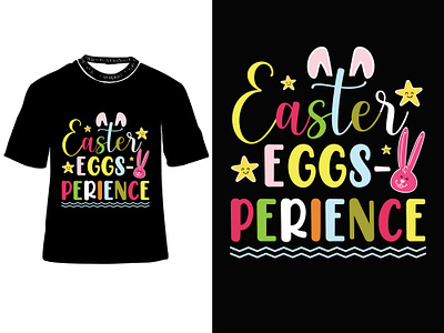 Easter eggs-perience, Easter Day t-shirt design, Easter bunny bunny design easter easter bunny easter day easter day bunny easter day t shirt easter day t shirts easter egg graphic design happy easter day illustration t shirt t shirt design tshirt tshirts typography