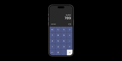 Daily UI #004 - Calculator app design calculator calculator mockup dailyui figma mobile mockup ui ui design ui designer user interaction