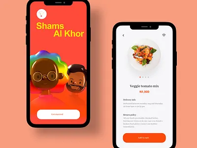 Shams Al Khor- UX Design app ui ux
