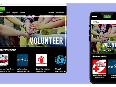 Gt. Charity app design graphic design prototype ui ux website