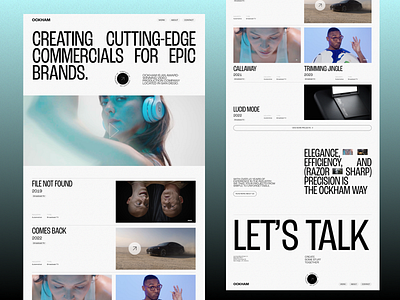 Agency Website Design by Alex on Dribbble