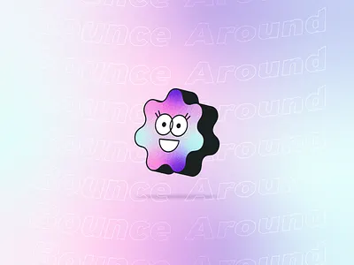 Bounce Around adobe illustrator blue cartoon colorful design digital art digital illustration fairy gradient grain graphic design illustration illustrator noise pink purple spring spring colors sprite vector